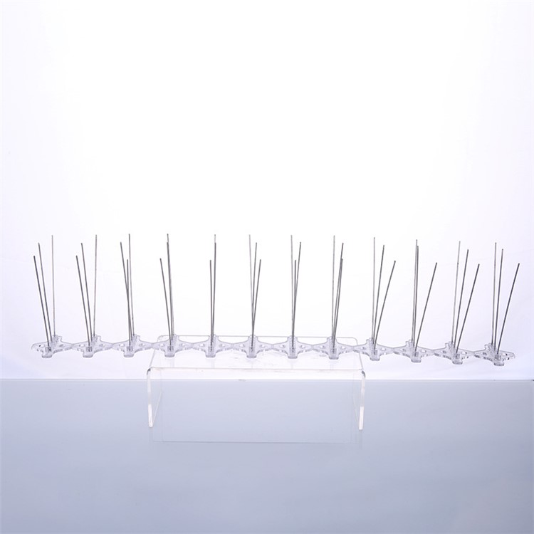5Pcs/Set Flexible Stainless Steel 50CM Extra-Long Birds Spikes for Balcony, Wall, Flower Pot,-4