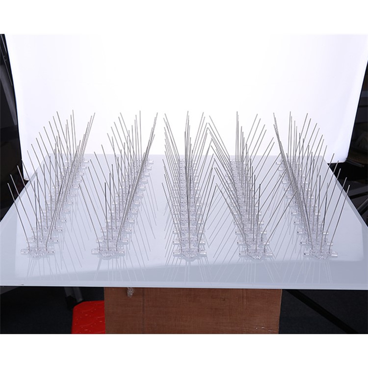 5Pcs/Set Flexible Stainless Steel 50CM Extra-Long Birds Spikes for Balcony, Wall, Flower Pot,-5