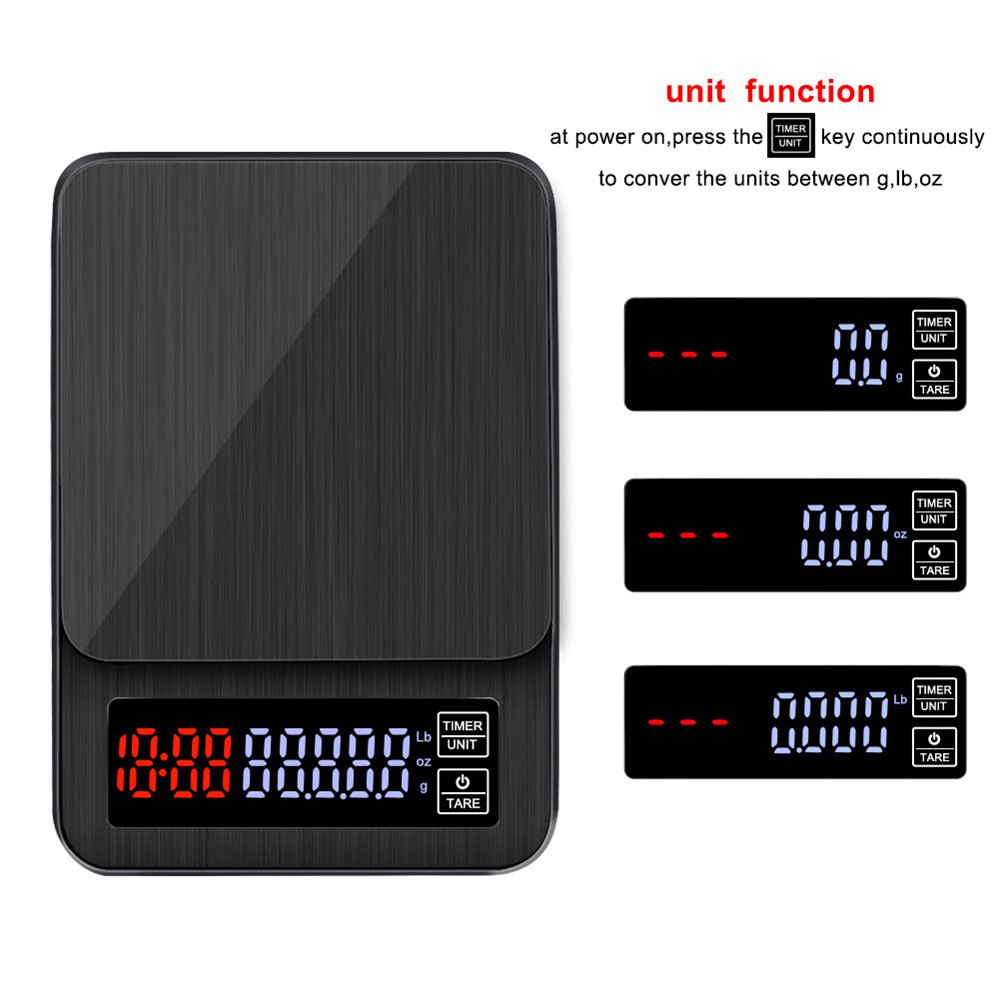 Digital Mini Scale 10kg 0.1g Pocket Electric Weight Grams with LCD Backlit Display-9