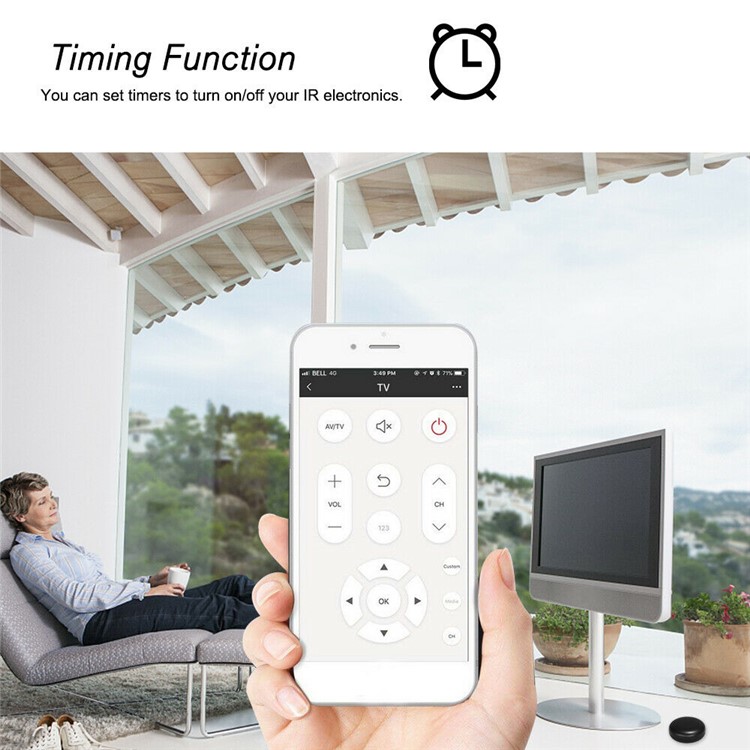 APLICACIÓN WIFI Controlador De Infrarrojos De Control Remoto Por Infrarrojos Para Aire Acondicionado TV-9