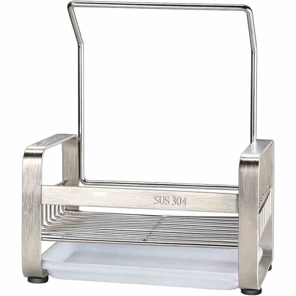 Kitchen Drain Basket Stainless Steel Faucet Sink Storage Rack Shower Rack-1