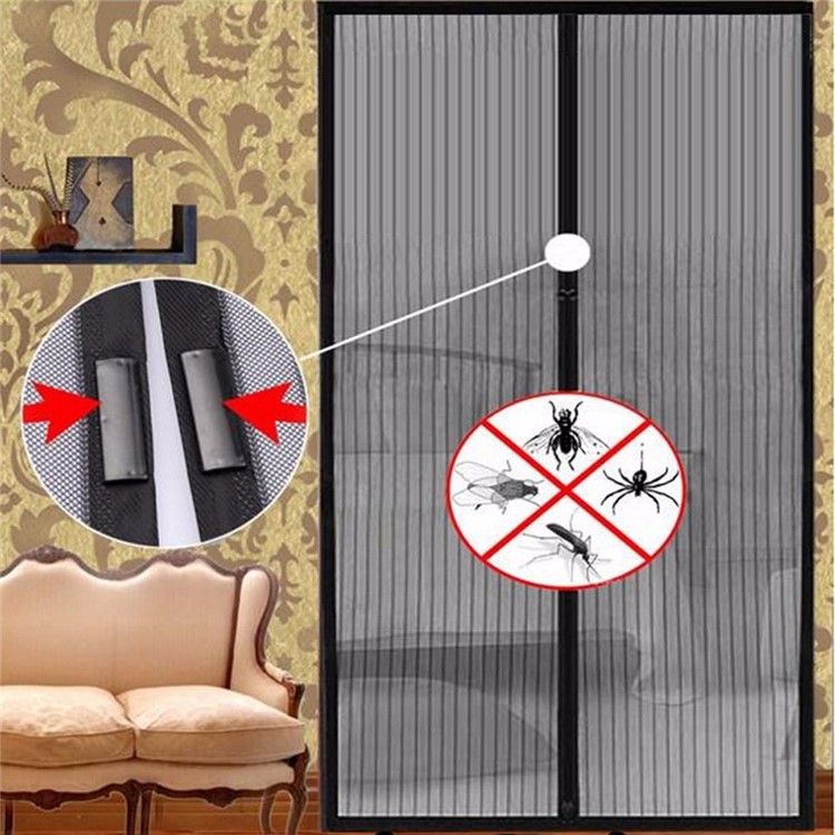 Mosquito Door Net Bug Fly Pet Patio Hands Free Mesh Screen Magnetic Magic Closer 200x100cm-8