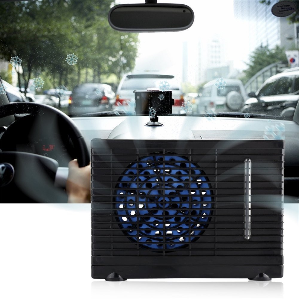 12V Portable Car Vehicle Water Cooling Air Conditioning Fan Cooler-5