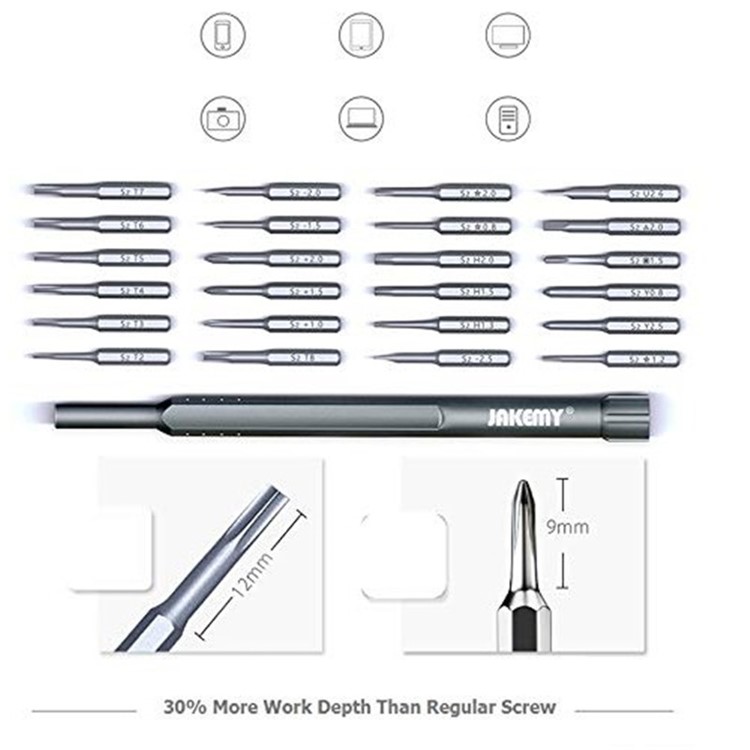 24 in 1 Hardware Tool Combination Screwdriver Set JM-8168 for Phone Rpair-3