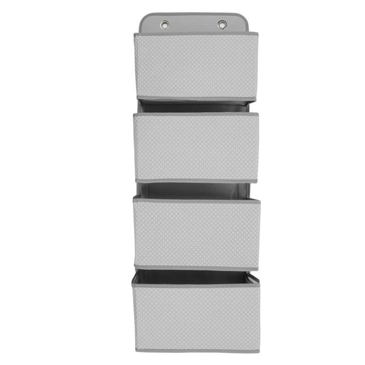 Non-woven Multi-stored Multi-functional Hang on Storage Bags - Grey