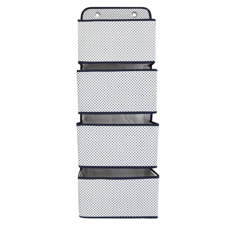 Non-woven Multi-stored Multi-functional Hang on Storage Bags - White