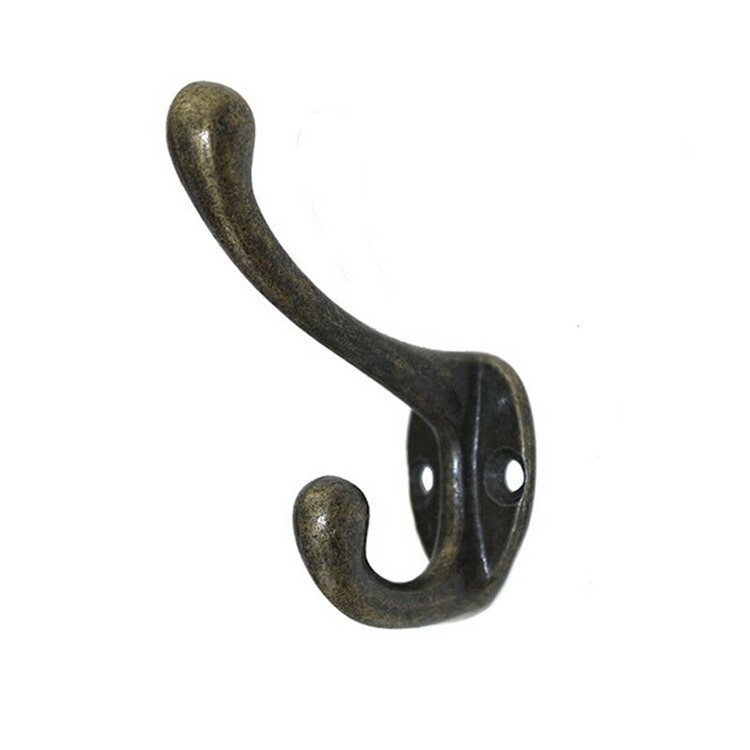 10 Pcs/Pack Alloy Retro Bronze Cabinet Bathroom Wall Hooks-5