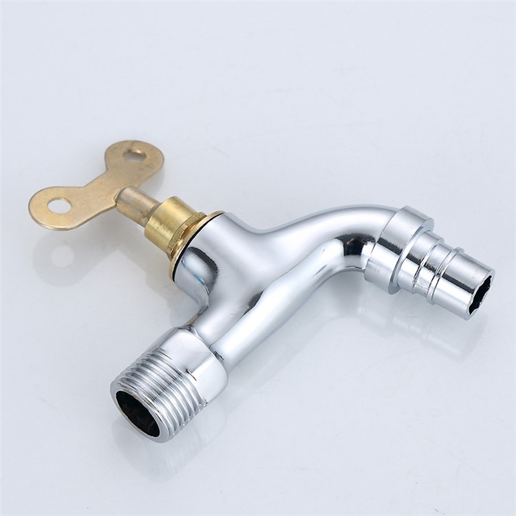 Zinc Alloy Outdoor Anti-theft Locked 4-point Single Cold Quick Opening Faucet-3