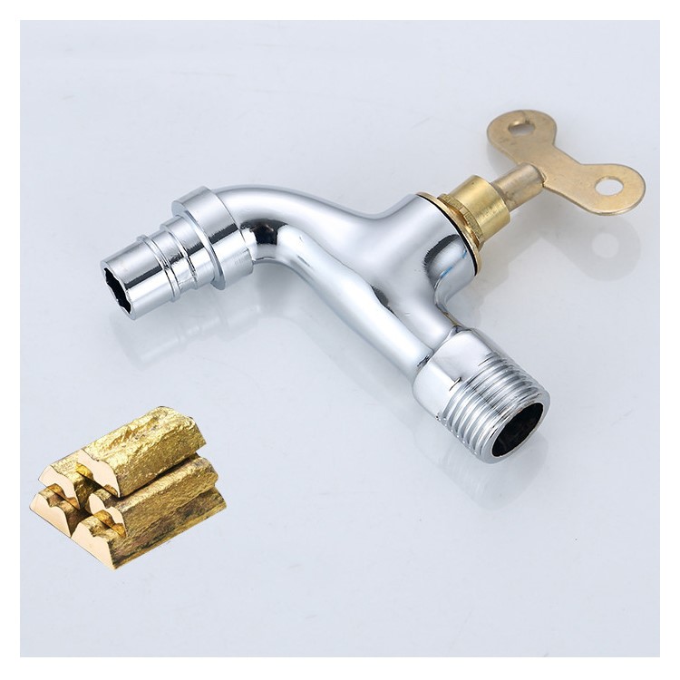 Zinc Alloy Outdoor Anti-theft Locked 4-point Single Cold Quick Opening Faucet-4