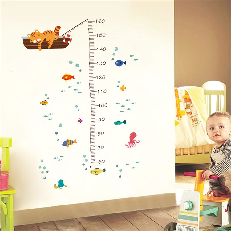 Wall Sticker Kids Height Chart Cartoon Height Ruler Home Decor - 1502-2