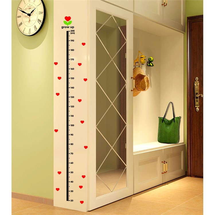 Wall Sticker Kids Height Chart Cartoon Height Ruler Home Decor - 1019-3