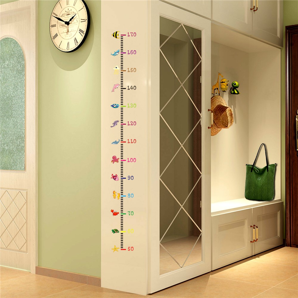 Wall Sticker Kids Height Chart Cartoon Height Ruler Home Decor - 1018-2