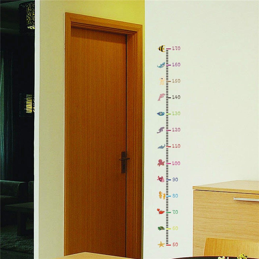 Wall Sticker Kids Height Chart Cartoon Height Ruler Home Decor - 1018-4