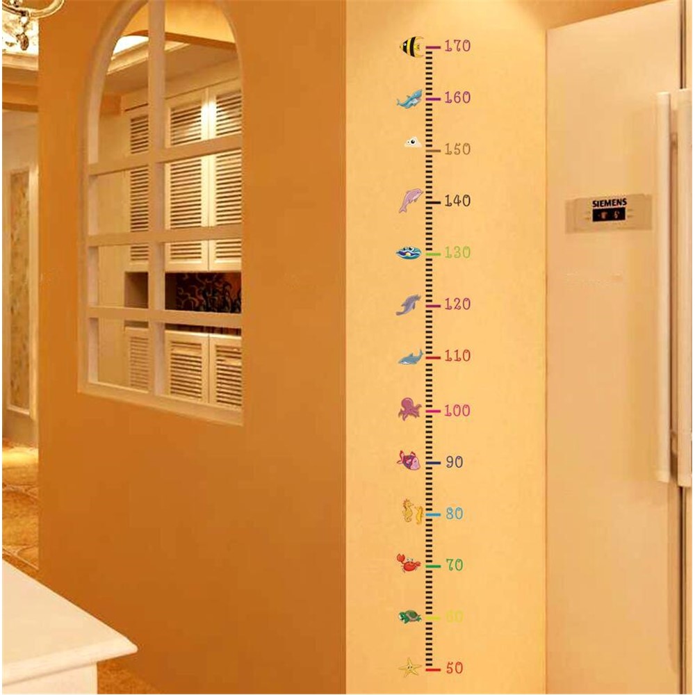 Wall Sticker Kids Height Chart Cartoon Height Ruler Home Decor - 1018-6