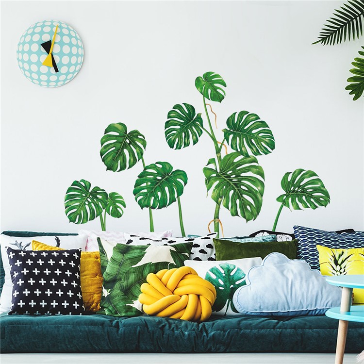 Green Plant Mural Art Decal Wall Sticker Home Decor Adhesive Room Wallpaper 50x70cm-4