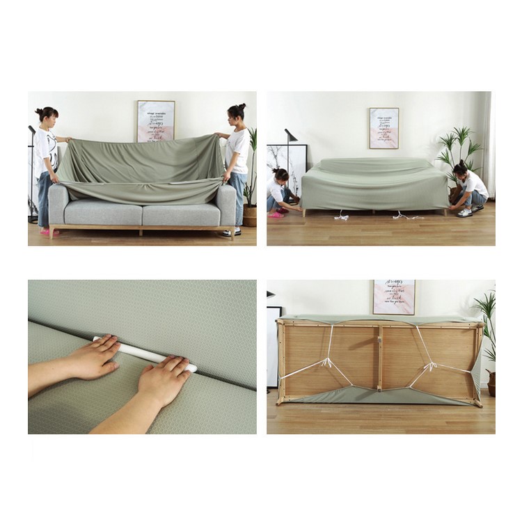 Sofa Slipcovers Washable Polypropylene Fiber Couch Cover - Size: 145 x 185cm / Banana Leaves-15