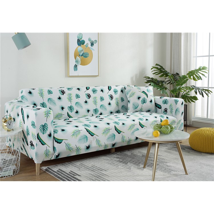 Sofa Slipcovers Washable Polypropylene Fiber Couch Cover - Size: 145 x 185cm / Banana Leaves-2