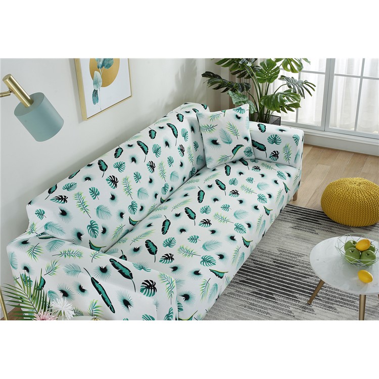 Sofa Slipcovers Washable Polypropylene Fiber Couch Cover - Size: 145 x 185cm / Banana Leaves-3
