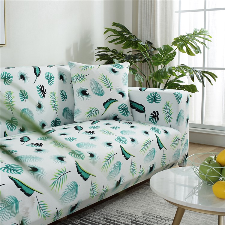 Sofa Slipcovers Washable Polypropylene Fiber Couch Cover - Size: 145 x 185cm / Banana Leaves-6