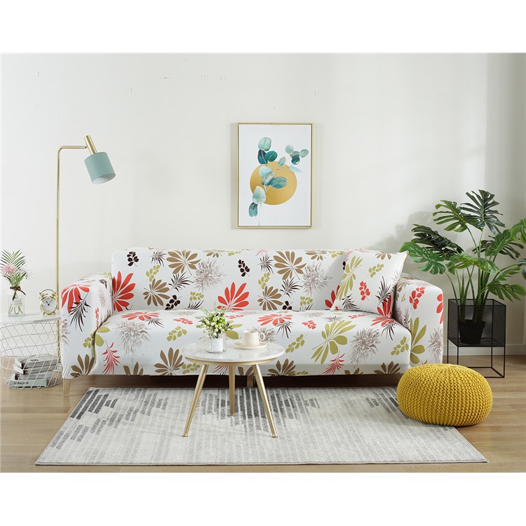 Sofa Slipcovers Washable Polypropylene Fiber Couch Cover - Size: 145 x 185cm / Maple Leaves-14