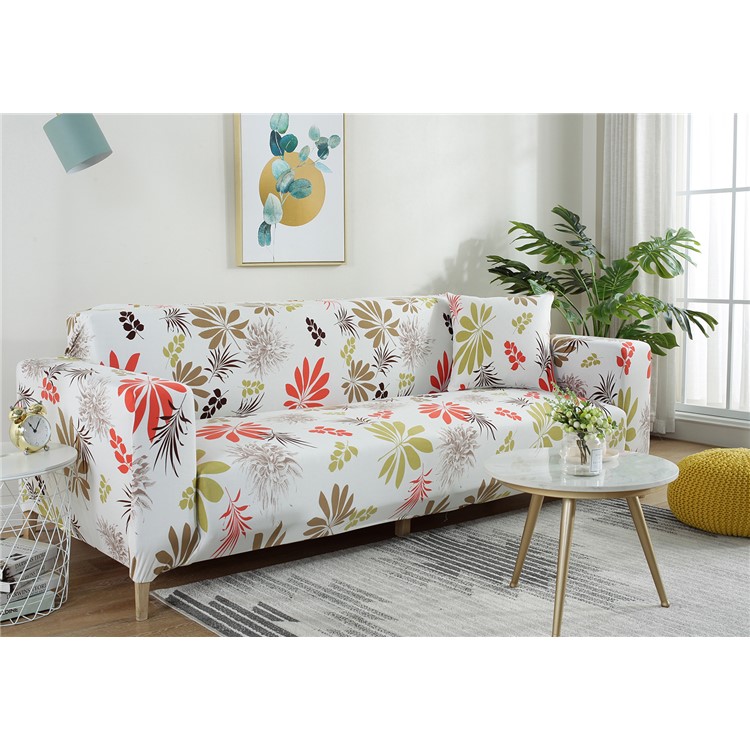 Sofa Slipcovers Washable Polypropylene Fiber Couch Cover - Size: 145 x 185cm / Maple Leaves-2