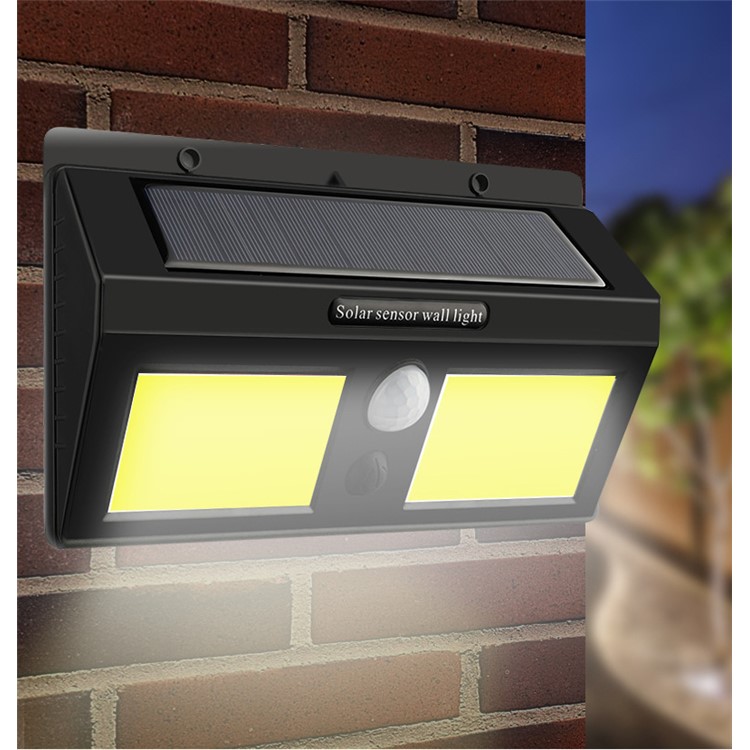96-Chip COB Light Source + 2-Gear Solar LED Light Wall Lamp-1