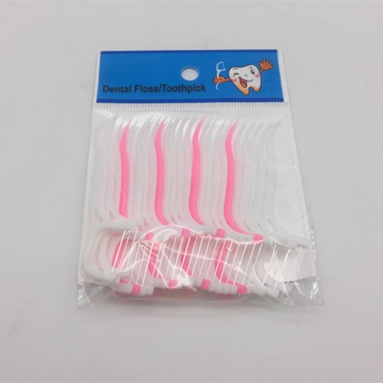 20PCS Good Dental Teeth Stick Floss Flossing Toothpick Teeth Cleaning Pick Flosser-7