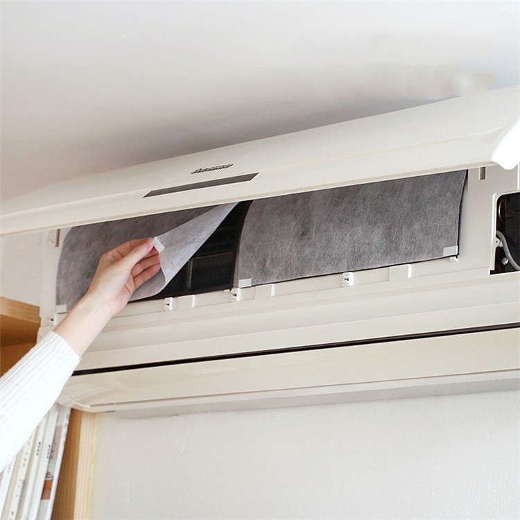 2PCS QIHONG Home Air-conditioning Screen Dust Air Purification Filter Cotton Paper-7