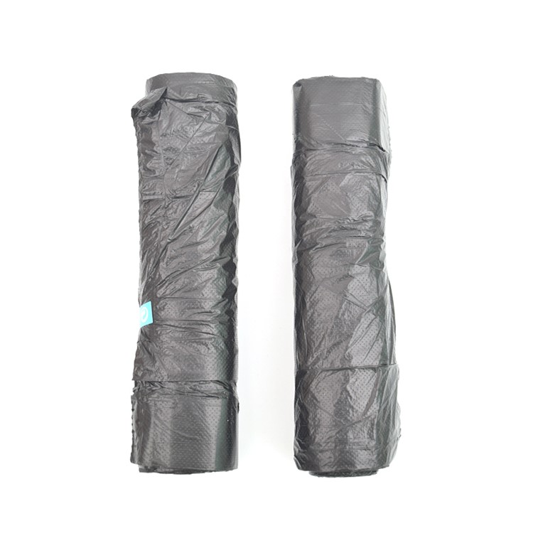 5 Rolls/Pack Portable Drawstring Thickening Home Kitchen Automatic Closure PC Garbage Bag-4