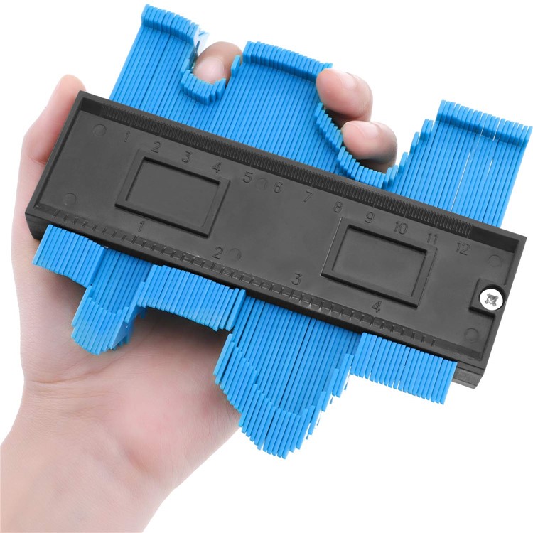Universal Energy Irregular Radio Scale Profile Gauge Measuring Tool - Blue/6-inch-6