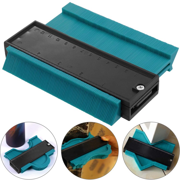 Universal Energy Irregular Radio Scale Profile Gauge Measuring Tool - Green/6-inch-1