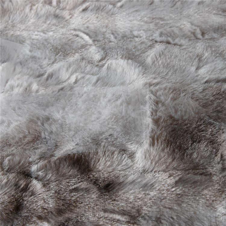 130x160cm Thickening Flannel Lamb Composite Home Office Double-Layer Blanket - Style C-4