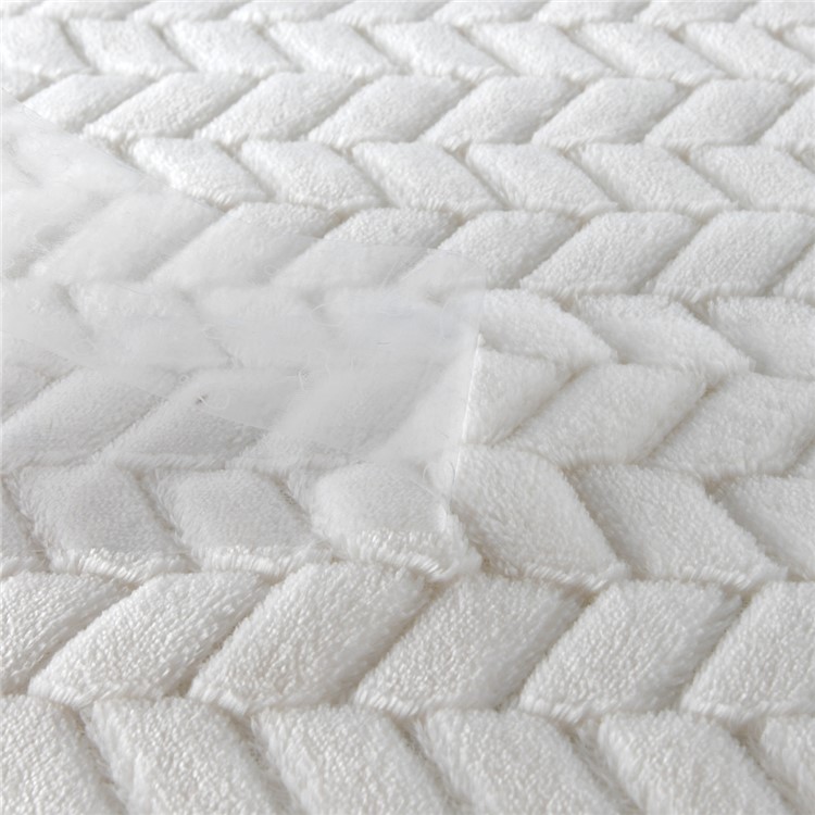 130x160cm Thickening Flannel Lamb Composite Home Office Double-Layer Blanket - Style J-7