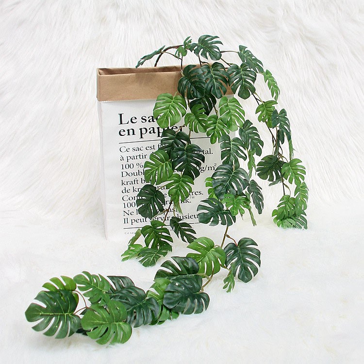 80cm Artificial Green Ivy Vine Leaf Garland Plant-8