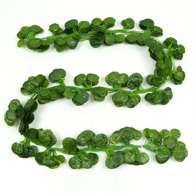 12 Pcs/Pack Simulated False Flower Climbing Grape Leaves Vine - Malus Spectabilis Vine