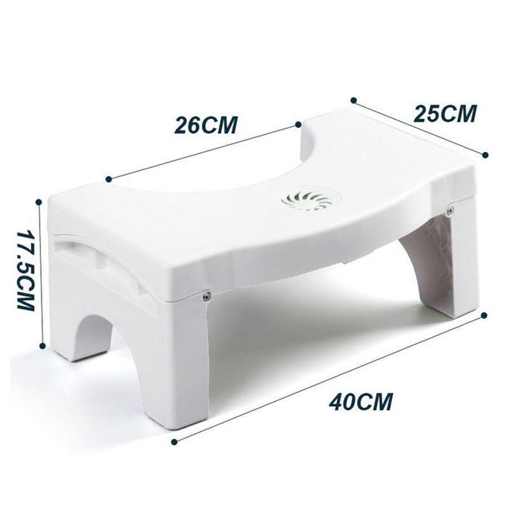 Foldable Squatty Potty Toilet Anti Constipation Step Stool Plastic Thickened-6