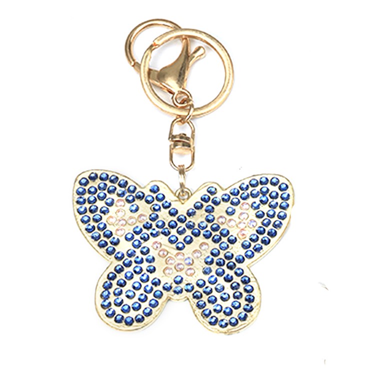 3Pcs Fashionable Butterfly Key Chain Pendant Keychain Holder Keyring Car Hanging Decor Decoration-6