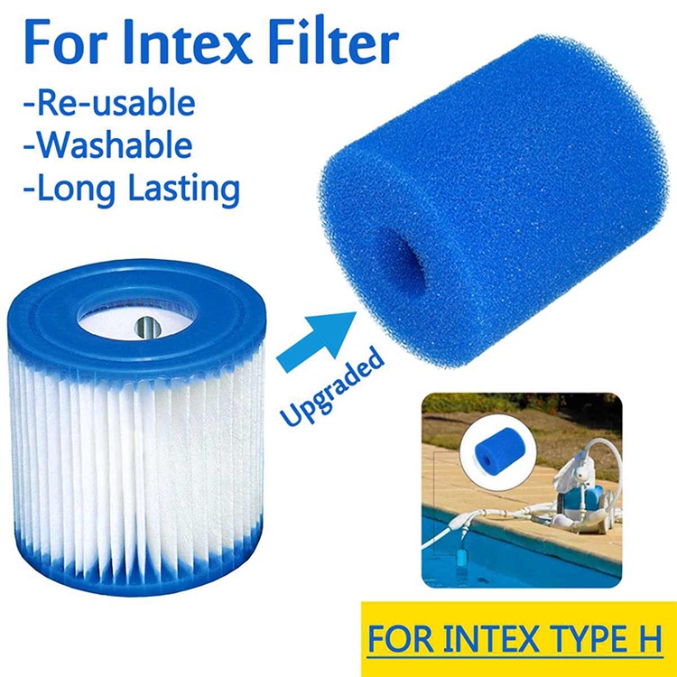 Reusable Swimming Pool Filter Sponge Cartridge Foam, Size: 93 x 30 x 102mm-5