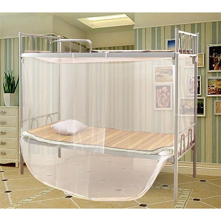 Dormitory Mesh Bed Canopy Hanging Tent Mosquito Net for Students (Size: 1.2*1.9*1.45m) - White-2