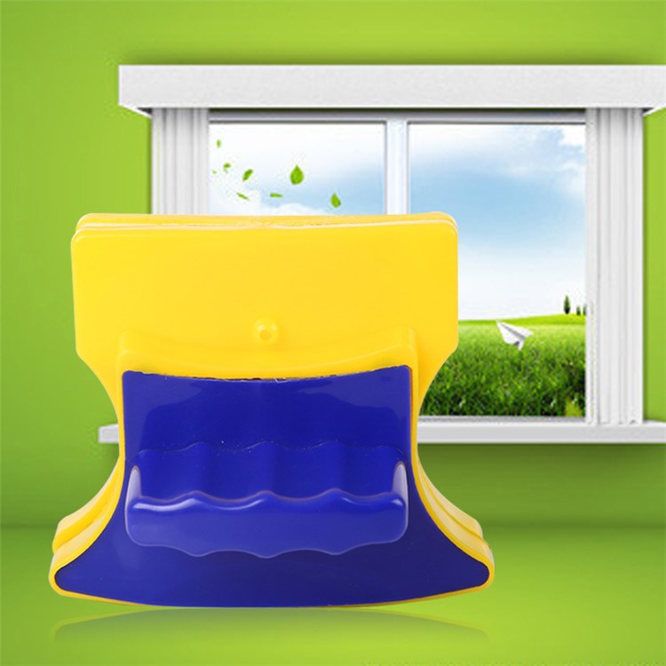Magnetic Window Double Side Glass Wiper Cleaner Cleaning Brush Pad Scraper-3