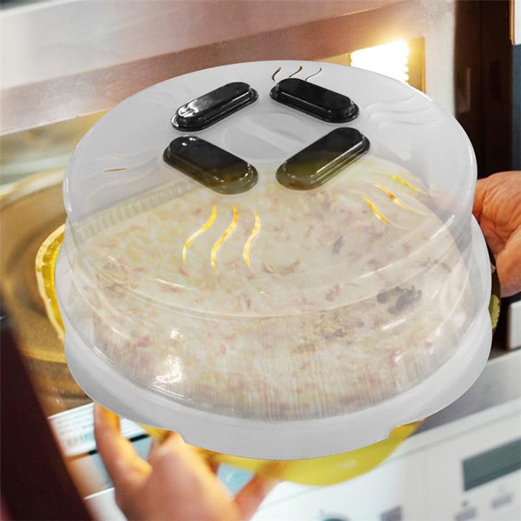Microwave Oven Folding Strong Magnet Anti-splash Hover Cover-2