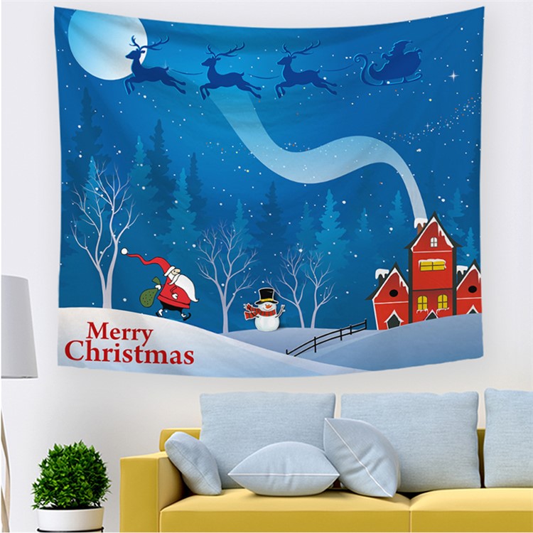 100*70 Thin Grinding for Christmas Printed Tapestry - Style Q-1