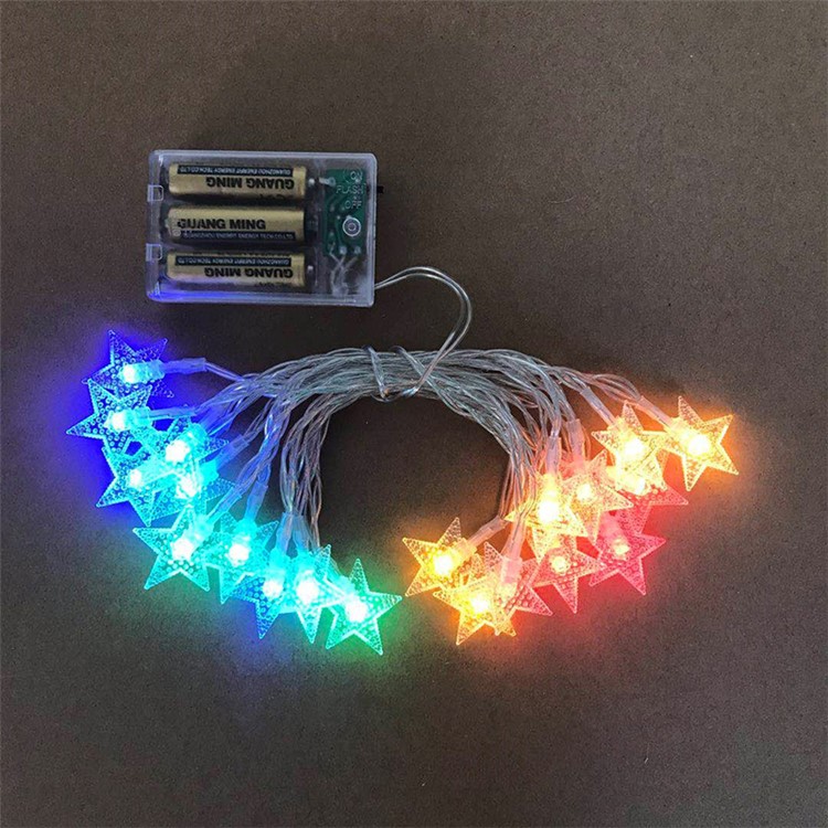 3m 20-led Stars Lightning Strips for Party Holiday - Multi-color