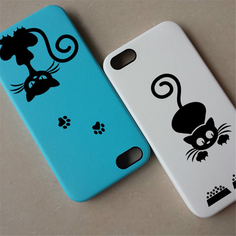 Wall Light Switch Sticker Black Cat Kids Room Vinyl Decals Decor ZY288-4