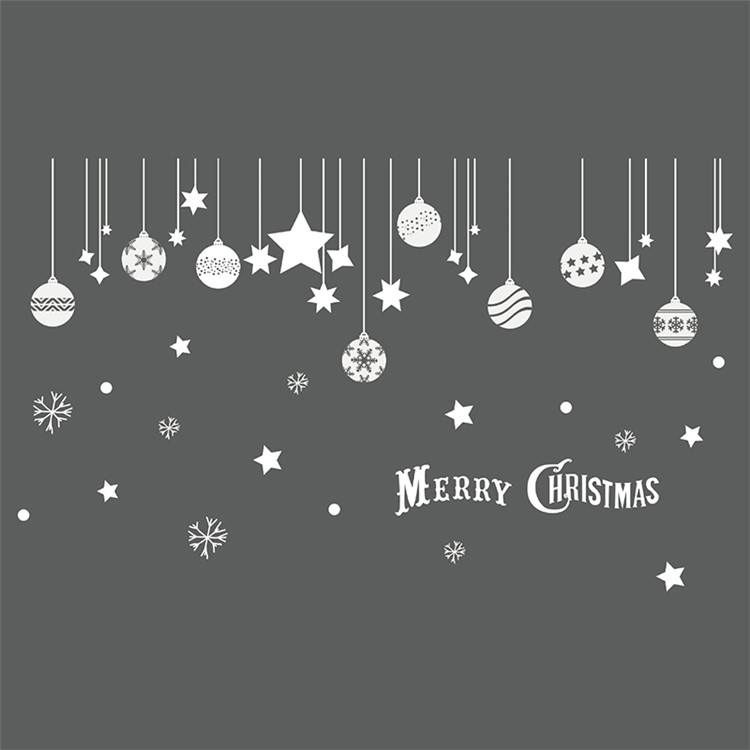 Christmas Series Window Decal Sticker DIY Window Decoration Ornament - Style B-1
