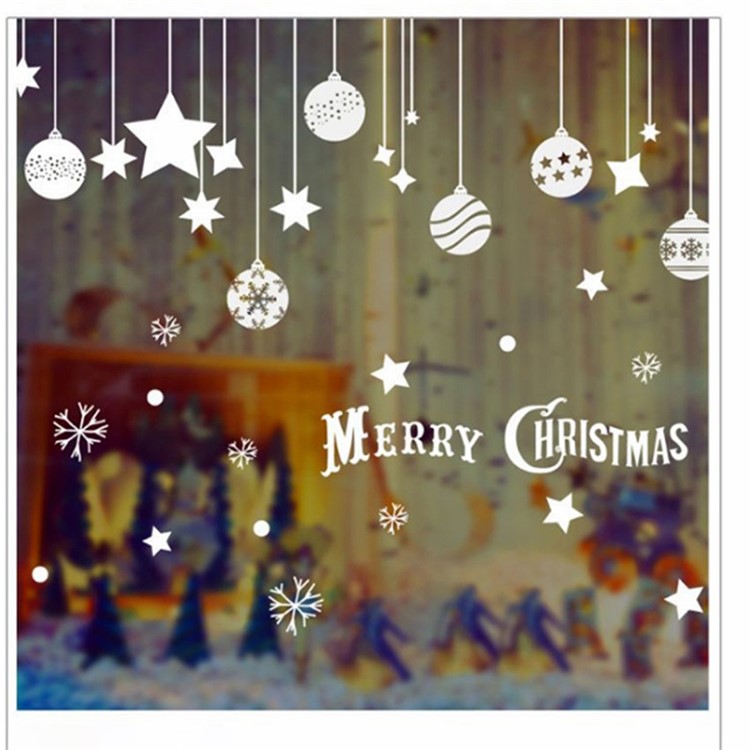 Christmas Series Window Decal Sticker DIY Window Decoration Ornament - Style B-2
