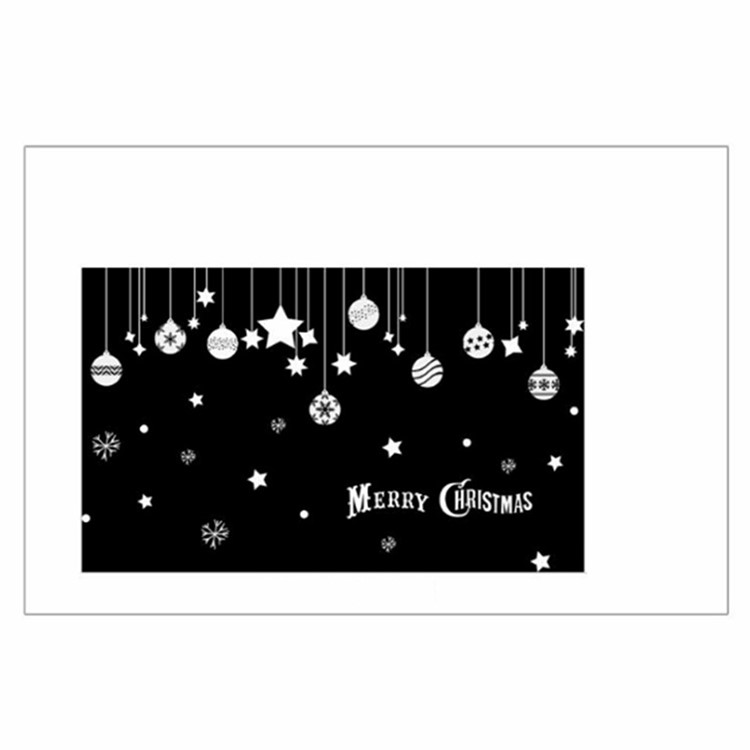 Christmas Series Window Decal Sticker DIY Window Decoration Ornament - Style B-4