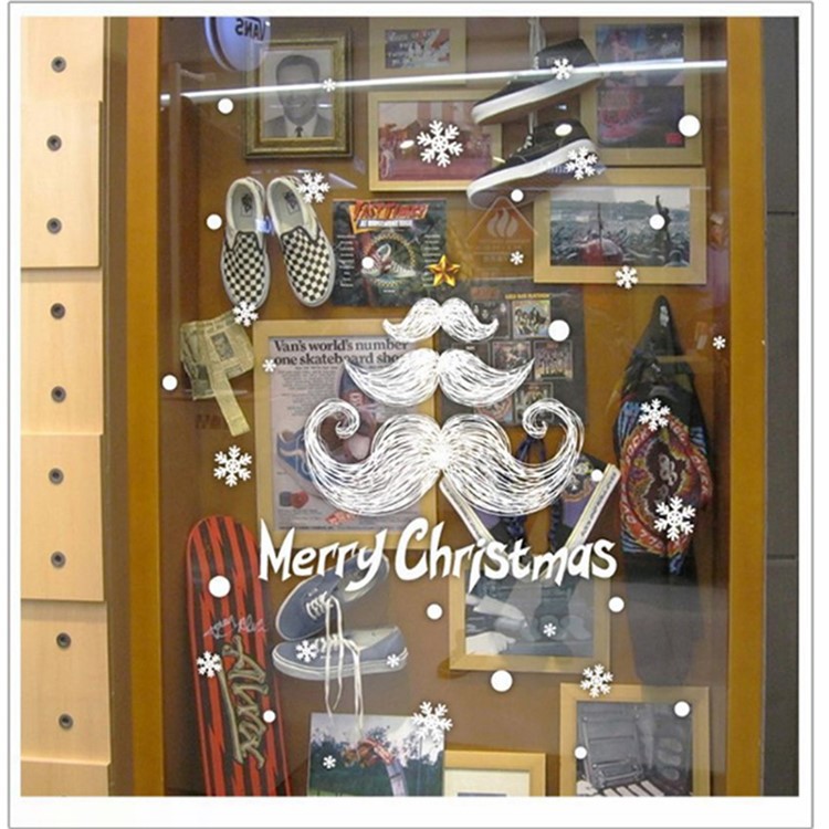 Christmas Series Window Decal Sticker DIY Window Decoration Ornament - Style D-3