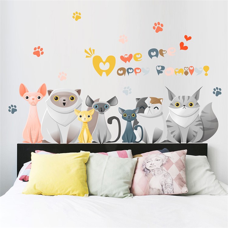 Cartoon Pattern Removable Wall Decal DIY Wall Sticker-1