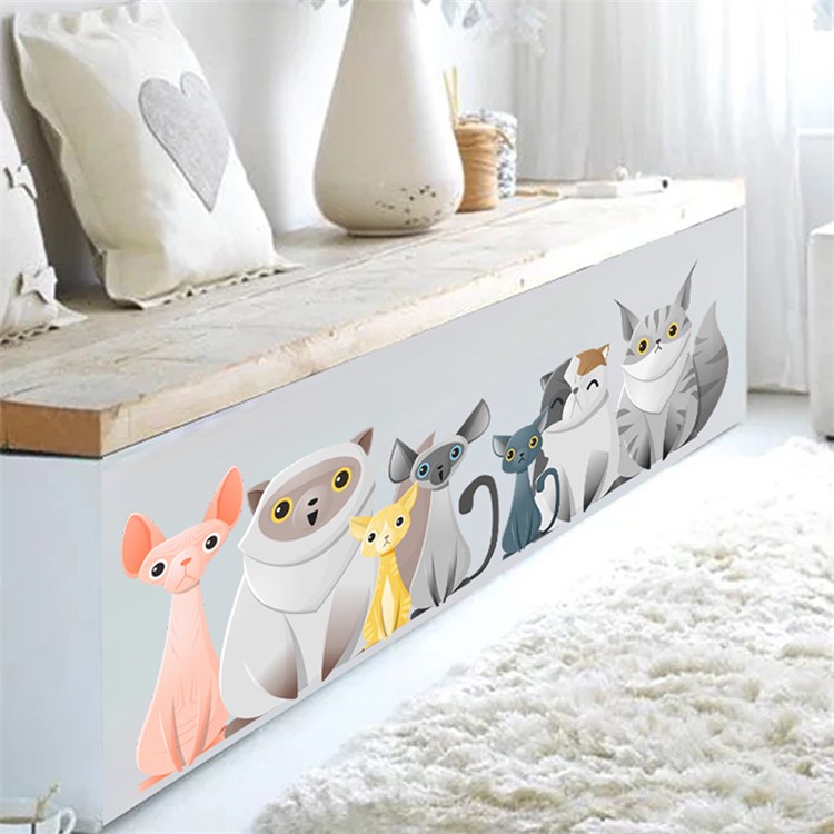 Cartoon Pattern Removable Wall Decal DIY Wall Sticker-4